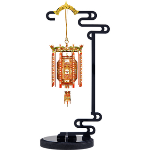 拼酷非遗玲珑千角灯金属拼装模型手工diy3D立体拼图摆件礼物