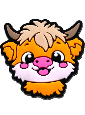 洞洞鞋配饰网红非主牛鞋花HighlandCow卡骆驰可拆卸crocs配件鞋扣
