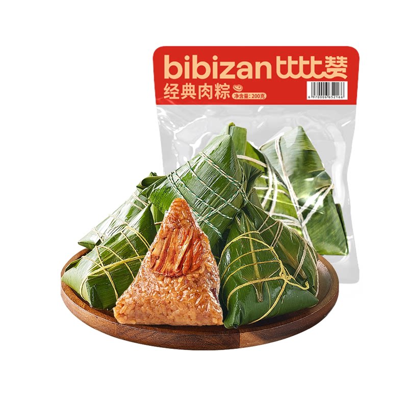 比比赞粽子鲜肉大肉粽2枚