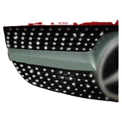 适用奔驰钻石中网满天星车标贴