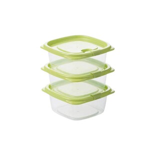 茶花保鲜盒餐盒冰箱冷冻专用密封盒便当盒塑料盒子野餐盒外带饭盒