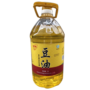 苍溪县扑鼻大豆油5L/桶 食堂专供 品质一级非转基因好油包邮