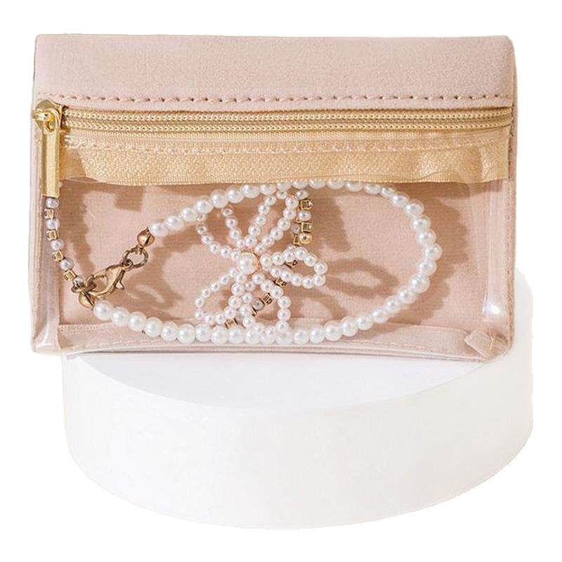 拉链首饰收纳包便携式旅行首饰袋收纳饰品首饰包项链耳饰珠宝袋子