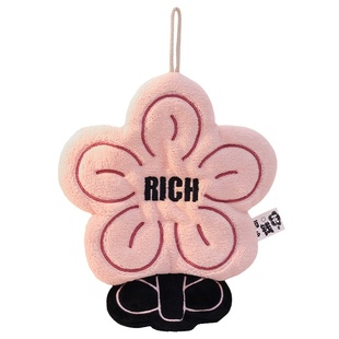 花朵挂式擦手巾可爱超强吸水速干加厚毛巾厨房卫生间高颜值抹手帕