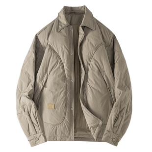 男士轻薄羽绒服男款羽绒夹克外套男青少年冬季保暖鸭绒服男装冬装