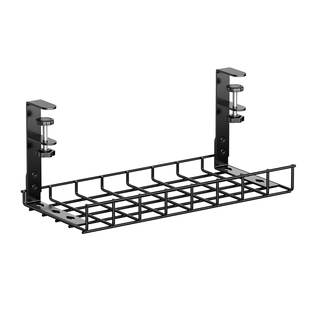 免安装桌下理线架收纳架置物架电线整理架大容量插排悬挂主机托架