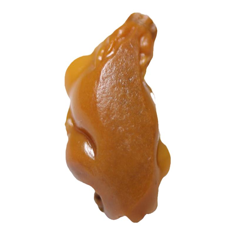 黄沁守护瑞兽貔貅挂件玉吊坠