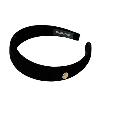 韩国复古高级感丝绒海绵发箍