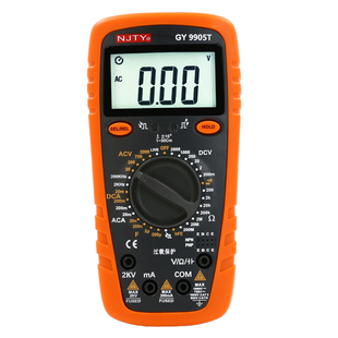 南京天宇GY9905T防烧数字万用表测电压2000V交直流电压测2KV高压