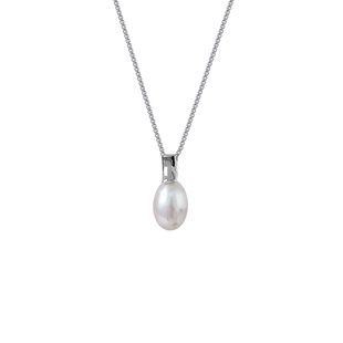 白岚瓦珠项链珍珠锁骨链吊坠毛衣链简约气质新款配饰女首饰XL5336