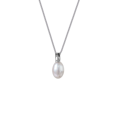 白岚瓦珠项链珍珠锁骨链吊坠毛衣链简约气质新款配饰女首饰XL5336