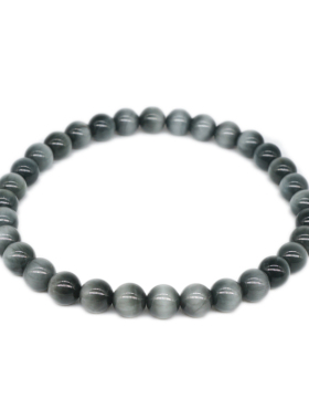 原创灰虎睛石网红手链女ins小众