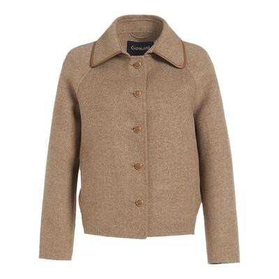 乔万尼绵羊毛双面呢短外套夹克设计大衣商场同款好看流行EF4B253