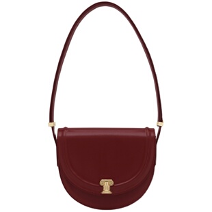 ACloud日落马鞍包腋下小众复古罗马柱头层质感BOX小牛皮斜挎包