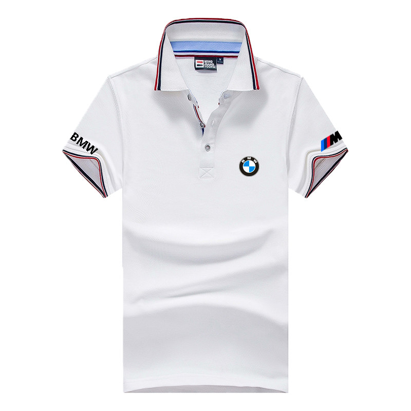 polo衫定制翻领t恤宝马BMW工作服