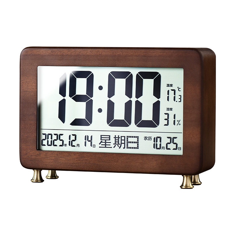 胡桃木复古实木家用座钟摆件客厅
