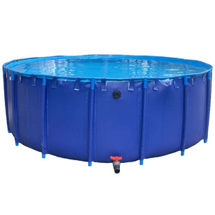 鱼池帆布防水布大容量蓄水池鱼池箱圆形养殖池储水池防水养鱼池