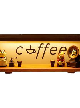 耶耶拿铁coffee咖啡小夜灯装饰
