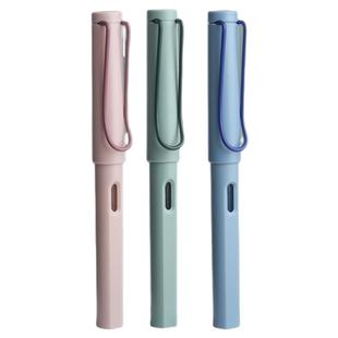 莫兰迪钢笔练字硬笔书法女士高档精致高颜值吸墨式明尖小学生专用三年级可擦可替换墨囊女生款刚笔男女孩批发