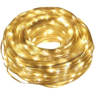 太阳能树上挂的彩灯闪灯串灯满天星led灯带户外缠树灯大树装饰灯