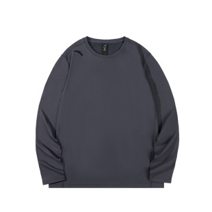 安踏抓绒衣长袖t恤男士秋衣内搭打底衫2026新款春季保暖内衣男款