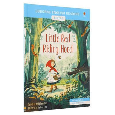 Usborne旗舰店 英文原版English Readers Level 1 Little Red Riding Hood 小红帽英语小读者初级儿童童话故事绘本分级阅读读物