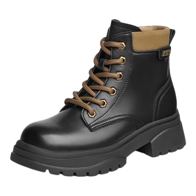 卓诗尼正品百搭英伦风马丁靴女