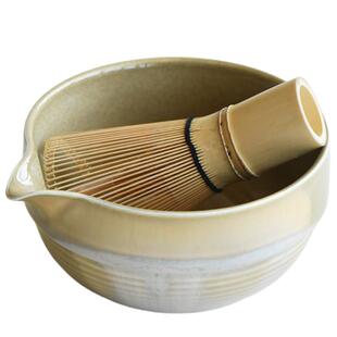 与世无争复古手作新品茶筅立非遗点茶斗茶器具带嘴抹茶碗礼盒套装