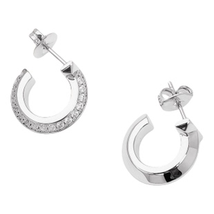 新闻女王2佘诗曼同款耳钉小众设计高级感绳结蝴蝶结耳环T字耳圈女