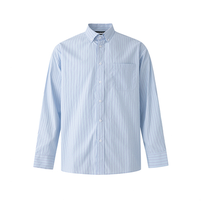 MRCYC日系条纹长袖衬衫