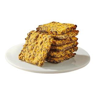 来伊份黑米锅巴240g咸蛋黄味黑金锅巴办公室休闲零食小米花椒锅巴