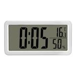 简约大数字磁吸冰箱时钟温湿度电子钟表挂墙桌面厨房磁铁时钟贴墙