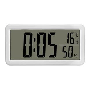简约大数字磁吸冰箱时钟温湿度电子钟表挂墙桌面厨房磁铁时钟贴墙