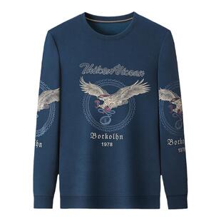 2025夏装新款意大利正品短袖T恤男士纯棉高端印花休闲半袖体恤衫