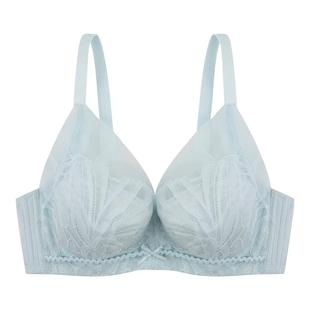 古今内衣女B-D杯软钢圈V型聚拢承托内衣透气呼吸棉蕾丝文胸