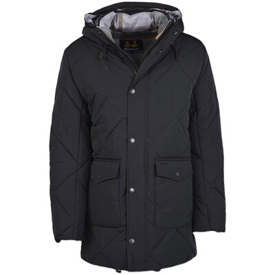 Barbour保暖绗缝棉服中长款
