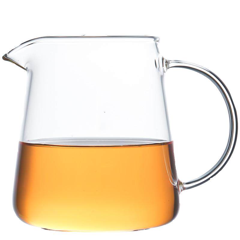 玻璃公道杯茶漏倒茶四方套装
