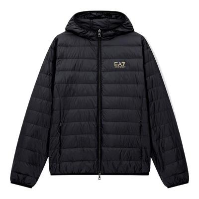 EA7/阿玛尼男士连帽拉链羽绒服