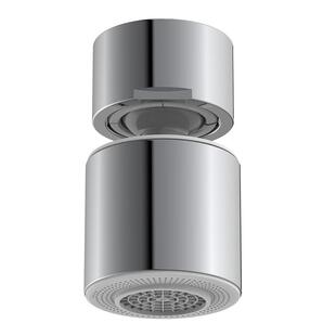 七水花专利厨房防溅360°水龙头绵密水POM起泡器