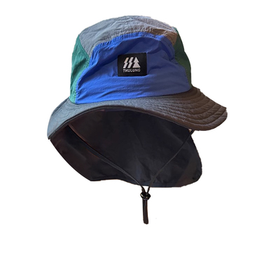 儿童防晒帽子遮阳太阳速干渔夫中大男孩宝登山户外夏季薄款青少年