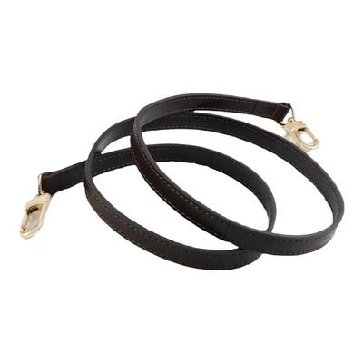 替换棋盘格包包真皮肩带