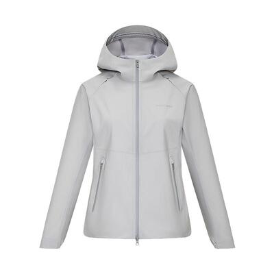 波司登户外防风防水风壳冲锋衣女