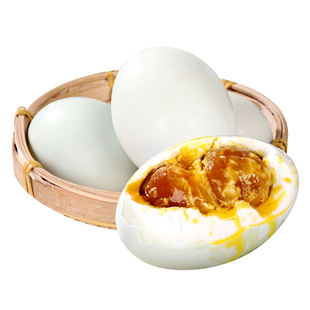 双黄海鸭蛋大连特产咸鸭蛋鑫岛蛋礼盒20枚庄河黑岛多油特大鸭蛋