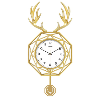 钟表挂钟客厅2021年新款网红时尚简约时钟挂墙挂式石英钟挂表家用