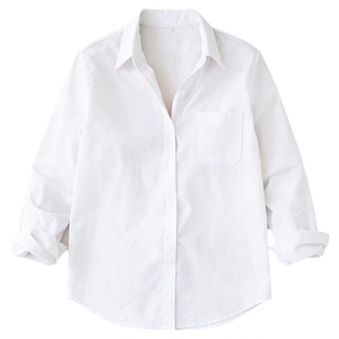 2022 new Style Blouse Tops Female Fashion Button上衣衬衫纯色