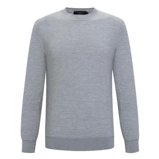 【可贴肤穿的羊毛衫】东博利尼商场同款男士冬季纯色圆领高支毛衣