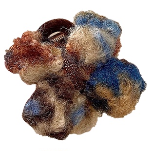 莫奈花园~晕染毛呢小号发夹女高级感半扎发抓夹头饰气质发饰新款