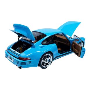 AR 1:18 保时捷 RUF CTR周年版 2017款 天空蓝 合金全开汽车模型