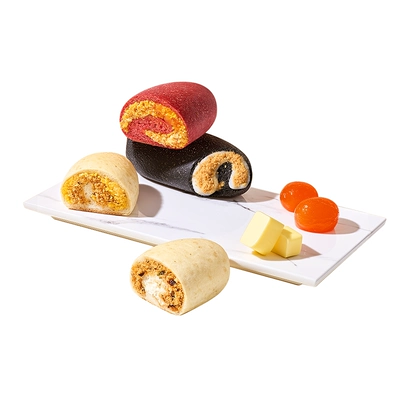 碧翠园0蔗糖肉松夹心全麦软欧包