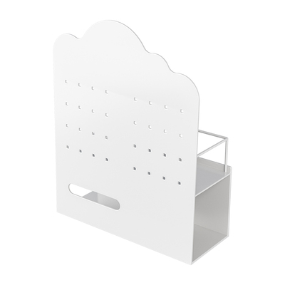 桌面洞洞板收纳置物书桌纸巾架